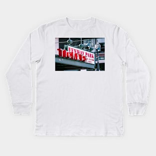 Fenway Tickets Kids Long Sleeve T-Shirt